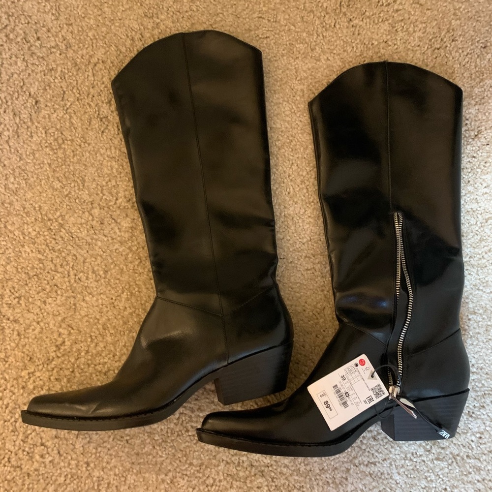 Zara Black Boots
